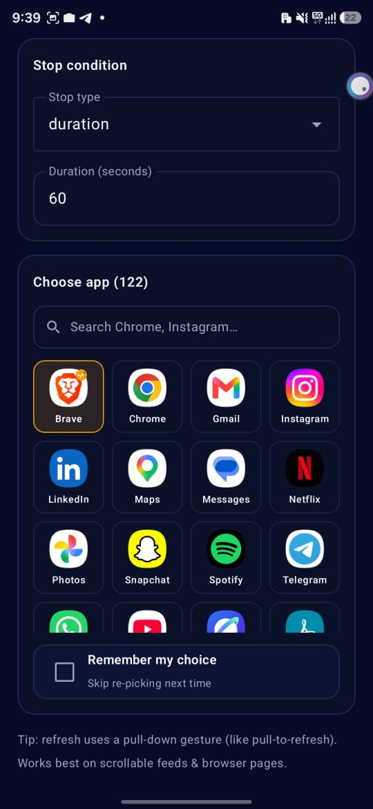 Choose App